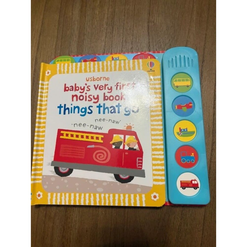 New Usborne baby’s very first things that go noisy book